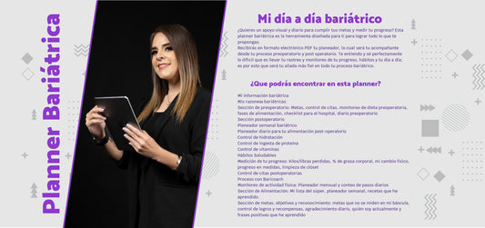 Planner Bariátrica - Mi día a día bariátrico