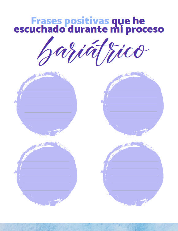 Planner Bariátrica - Mi día a día bariátrico